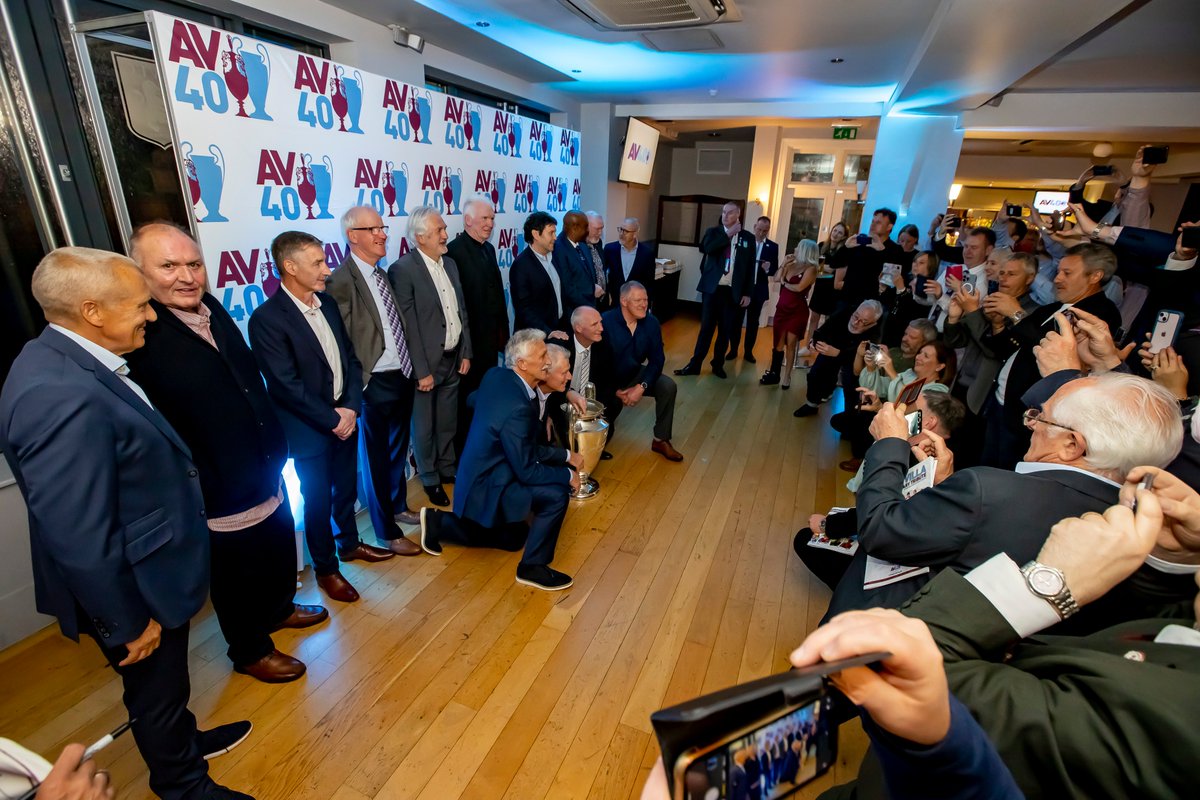 Av40T's tweet photo. Thanks to everyone who attended the sold out #AV40 Double Championship Anniversary Dinner at Villa Park last week. 

Over the coming days, we'll be sharing Jonathan Hipkiss' photos of the event. 

Check out the full 📷 gallery at https://t.co/qnIyy7X8mZ 

#UTV #AVFC #AstonVilla https://t.co/wZOU2T8IcY
