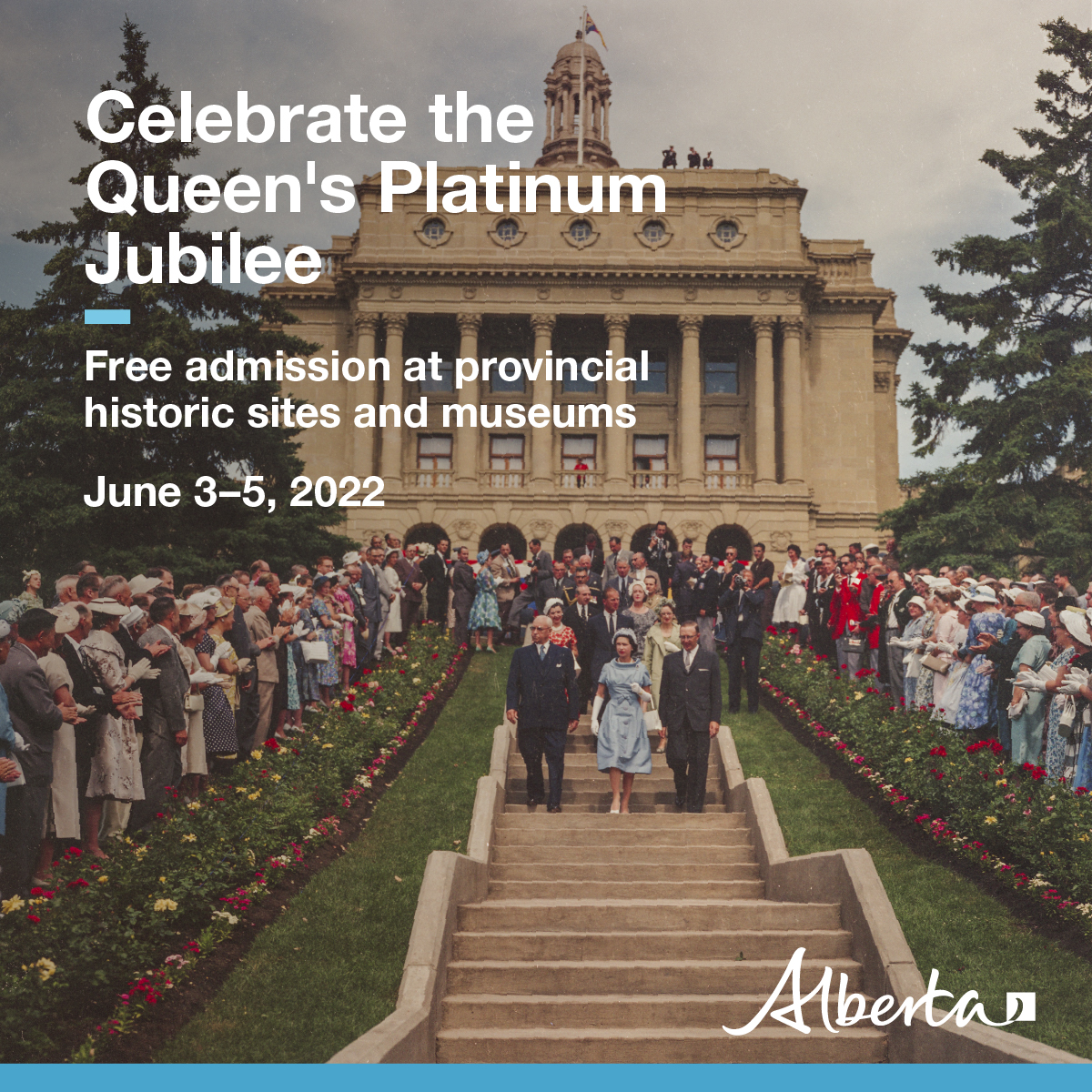 RoyalAlberta's tweet photo. Make it a royal weekend: We’re pleased to offer free admission from June 3-5 in honour of the Queen’s Platinum Jubilee!

Reserve your free tickets online:  https://t.co/AogmMzsnD9 https://t.co/elY8uIeoWK