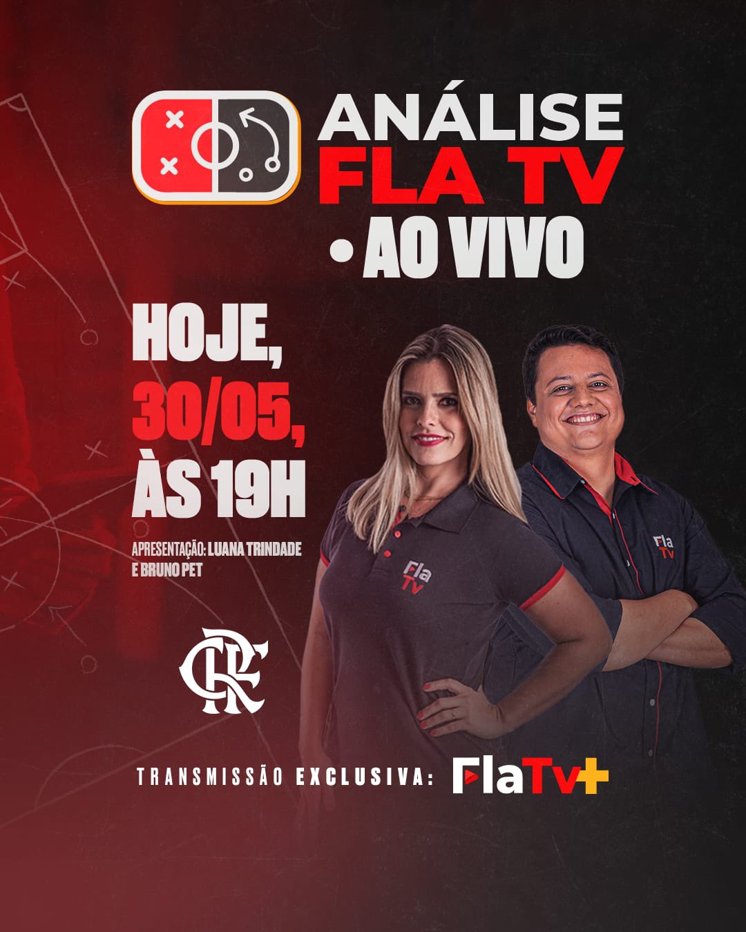 Flamengo on X: Estamos ao vivo! Vem com a FlaTV e a FlaTV+! #TOLxFLA  #VamosFlamengo  / X