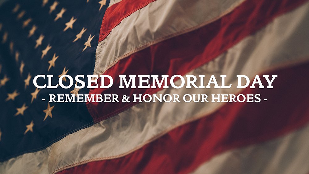 Today we remember and honor the fallen military personnel of the United States armed forces.

In observance of the holiday, the Capitol Museum will be closed. #MemorialDay2022