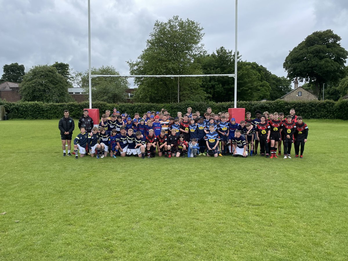 CommunitySaints's tweet photo. An excellent attendance at today’s U12’s Community Club Festival that took place at @CowleySport’s training field. 

Teams from @BlackbrookJRLFC @ThattoRugby @ClockFaceMiners @NewtonStormARL all attended today https://t.co/cqbYGuNb0M