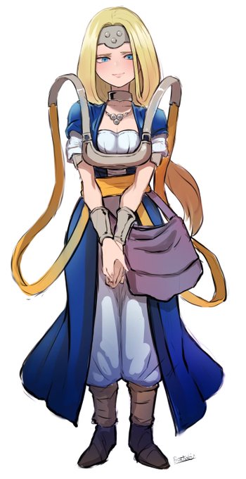 iPadでドラクエ6のミレーユさん 