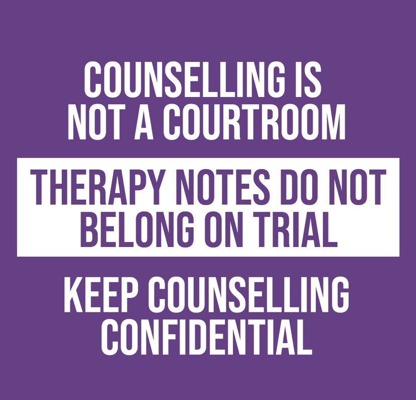 Survivors of sexual violence have the right to receive specialist counselling and therapy with no restrictions. Allowing the police to access to their counselling notes deprives them of that right. We urge the CPS to #KeepCounsellingConfidential