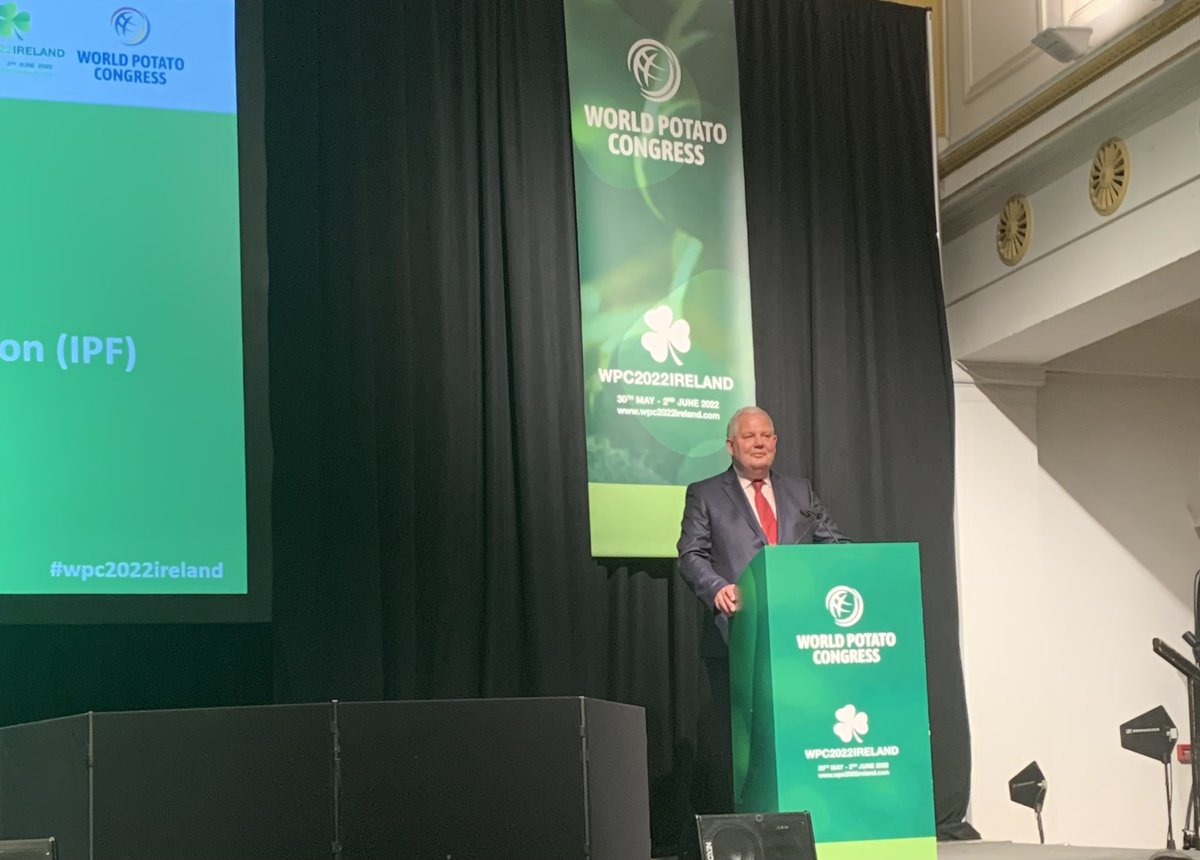 CountryCrest's tweet photo. We’re thrilled that the WPC is underway and we’re looking forward to meeting and chatting with old friends and new @wpc2022Ireland over the coming days. #wpc2022Ireland #knowledgesharing #potatoes #IrishDNA https://t.co/QlQRw5kAIs