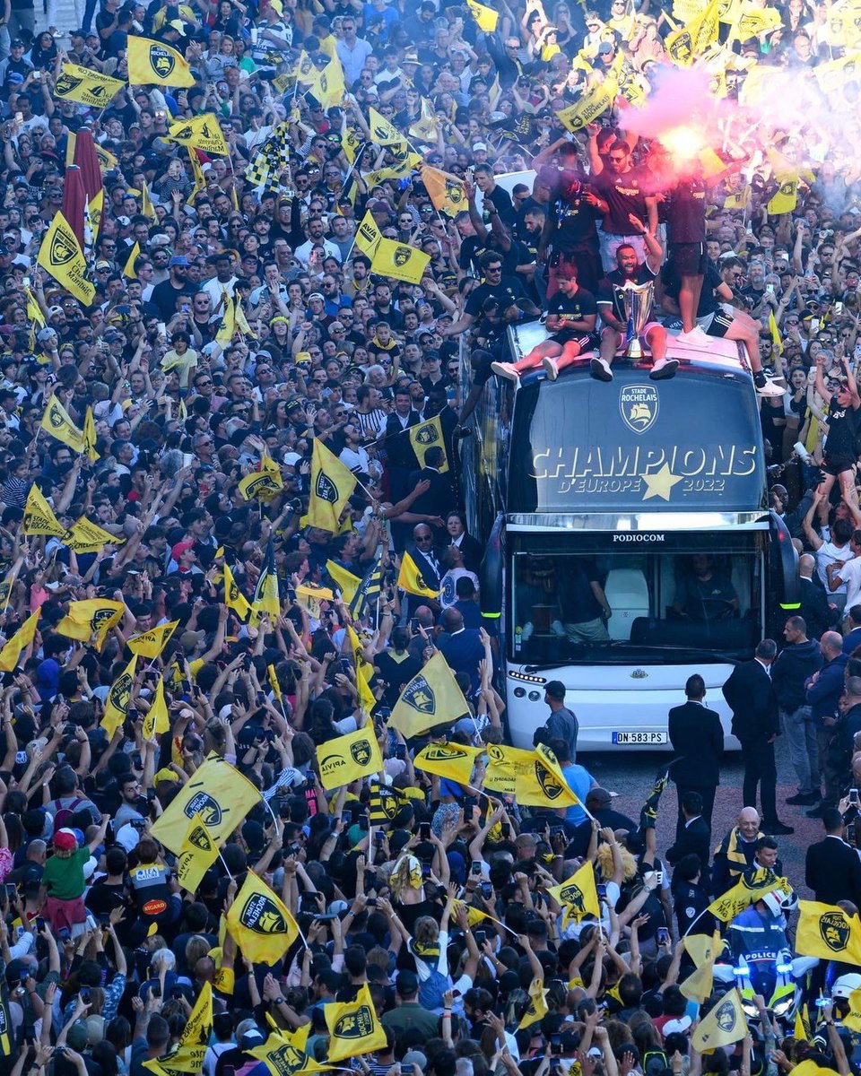 Quel accueil de La Rochelle pour ses champions du <a href="/staderochelais/">Stade Rochelais</a> 😱