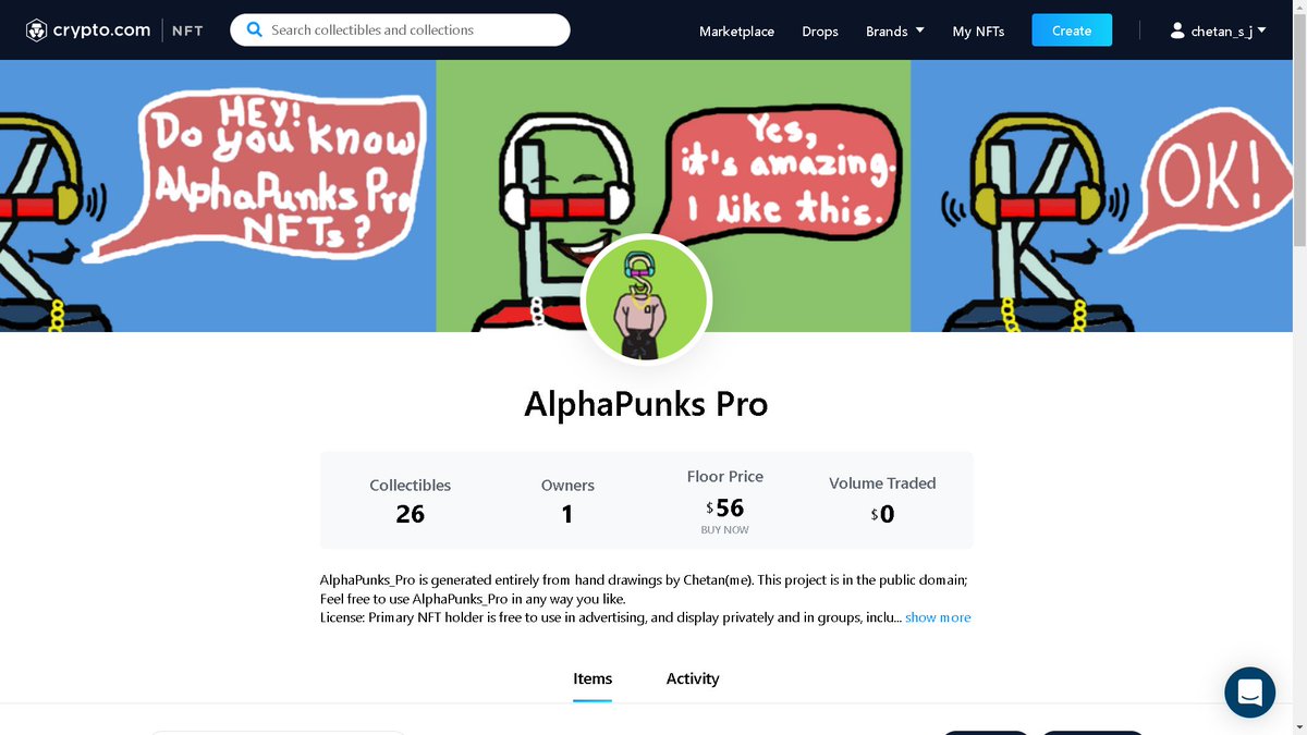 AlphapunksPro's tweet image. Hey, fam💞, we are now available on the Crypto.com platform😍

Take a look at this cool AlphaPunks Pro!💞
0.03 $ETH 🔅

crypto.com/nft/collection…

If you like my work, consider supporting me by purchasing one of my NFTs.

#NFT #nftcollectors #NFTartists #alphapunkspro