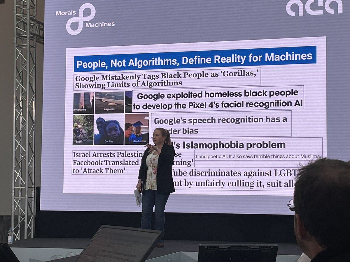 ernstjanhamel's tweet photo. Margaret Mitchell (ex-Google) on Google’s ethics in AI #MoralsMachines https://t.co/Mo3W2Cry25