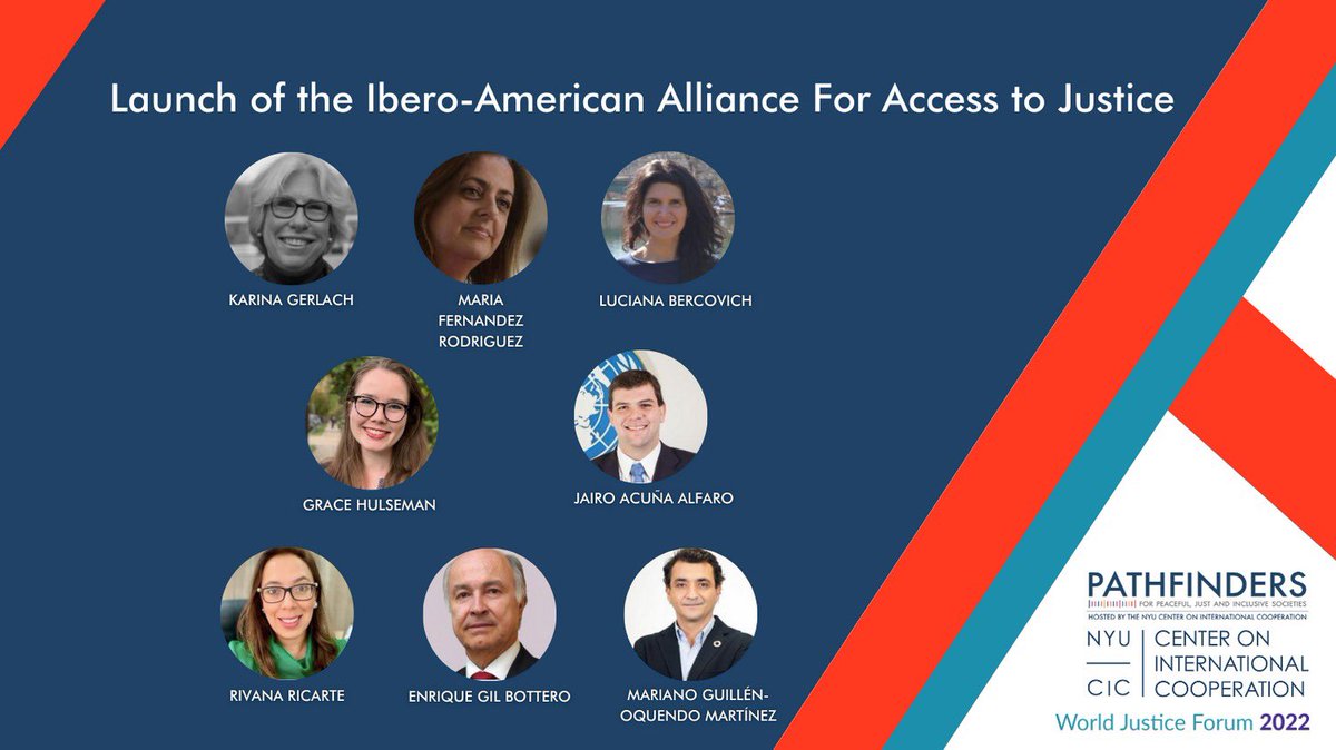 Join us tomorrow for the launch of the Ibero-American Justice Alliance!

Starts at 10.30 am - if your at the #WorldJusticeForum come to room Amazon (where else?)

Or join remotely from anywhere!
