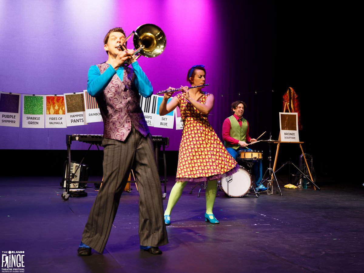 4thWallEnsemble's tweet photo. Dance along, groove along, sing along at our final @orlandofringe show today at 4:30!
.
.
.
#ofringe31 #hybridarts #flute #flutist #trombone #basstrombone #trombonist #percussion #percussionist #orlandofringe #patronspick https://t.co/VUM1MccU8z