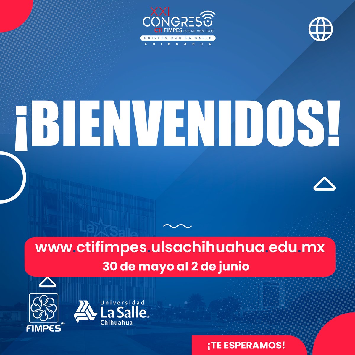 CTIFIMPES's tweet image. ¡Bienvenidos! Chihuahua te recibe con los brazos abiertos #CTIFIMPES #LaSalleChihuahua