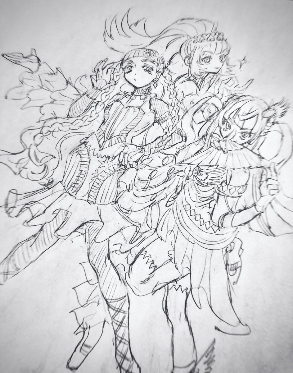 お題箱より「キラッとプリチャンの誰か(メルティックスター)」「プリパラのちりミーチルしゅうか高飛車トリオ」 