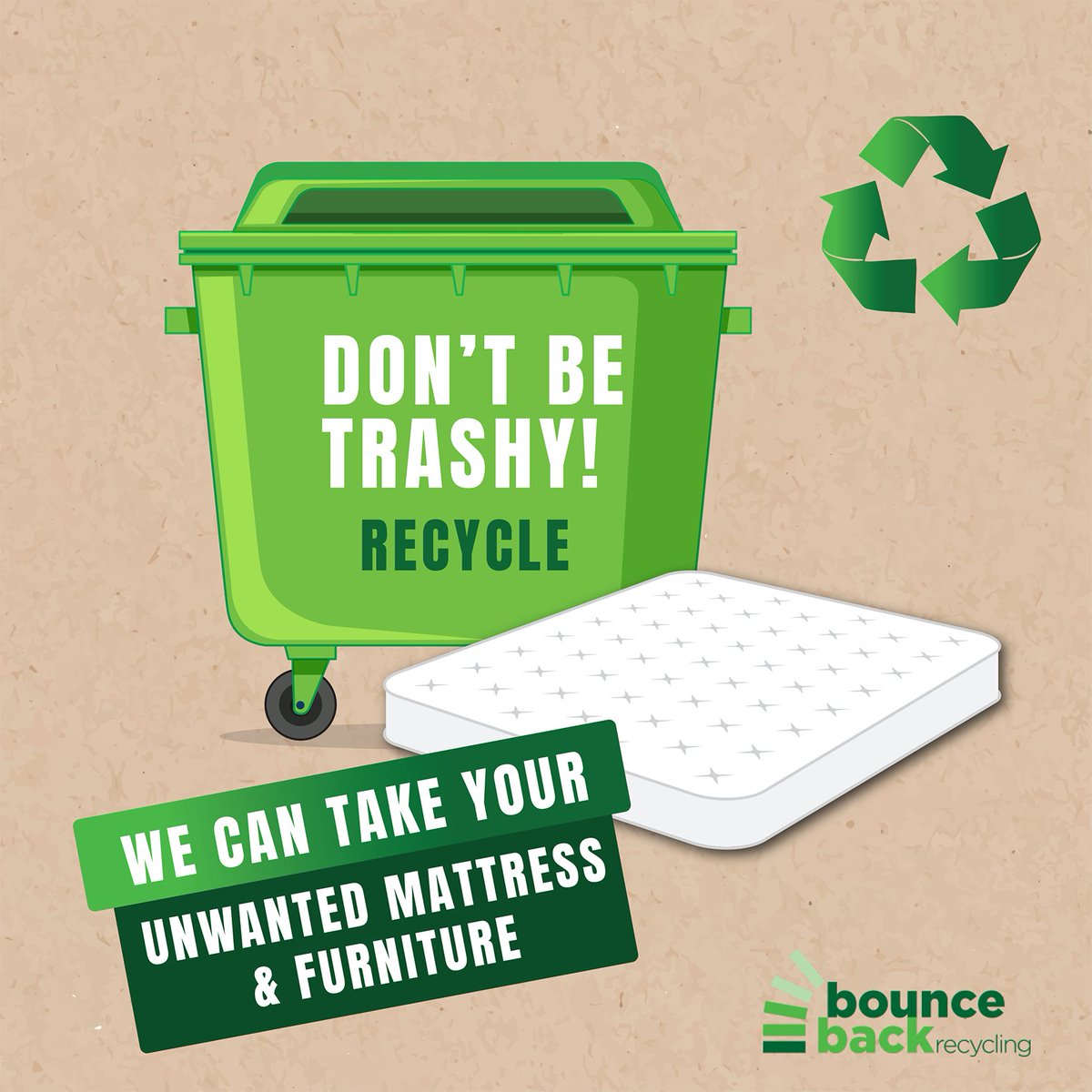 bouncebackrecyc's tweet photo. No excuses! 
Why let your unwanted #furniture and #mattresses end up in a landfill?
Book your collection date and let us do the heavy lifting! 
Visit https://t.co/8fxt5Snr6o ...

#recycling #gogreen #environment #ecofriendly #socialenterprise #recyclingireland #ChooseGalwaySocial https://t.co/GDgvMPy4Y6