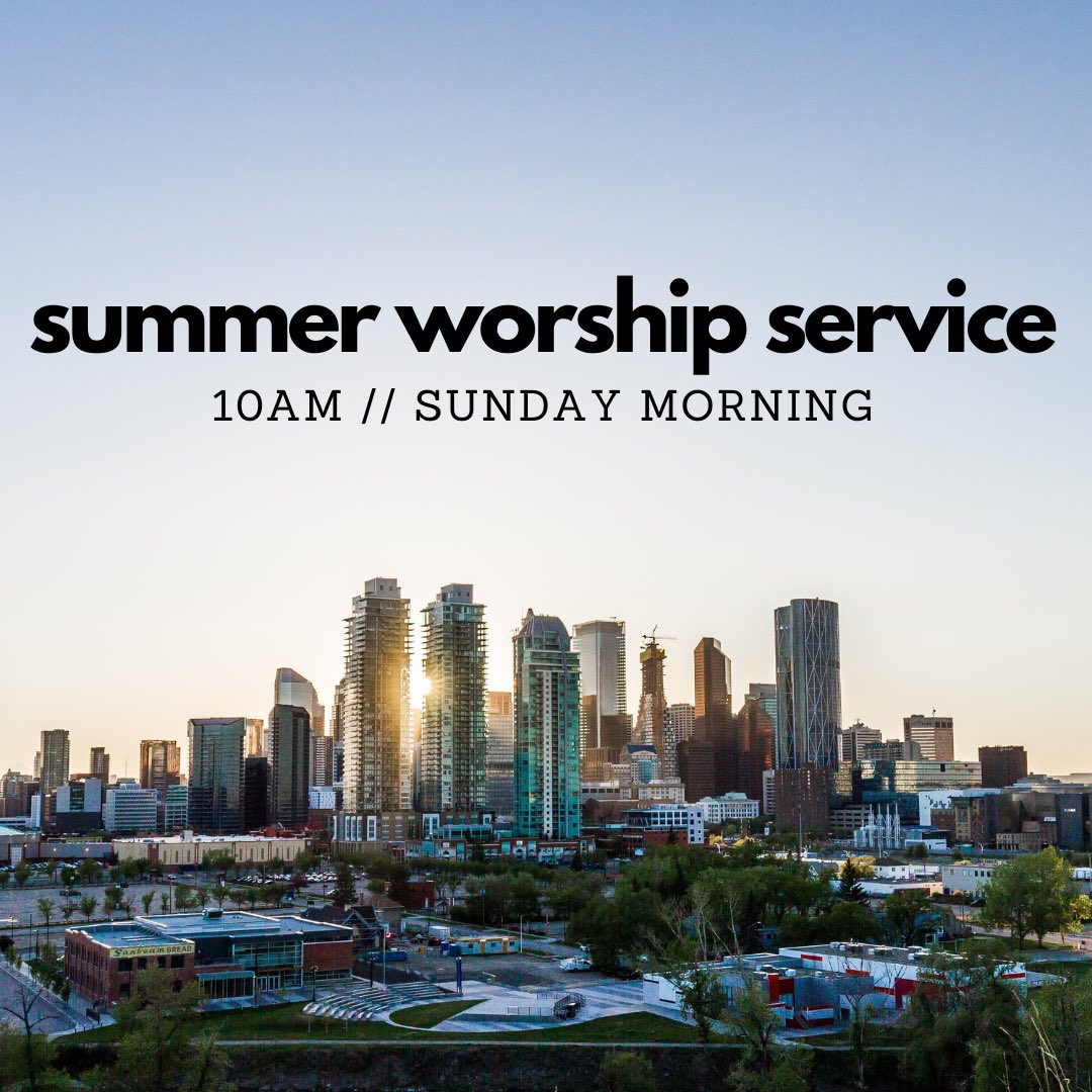 Hey Westview! Don't forget that this Sunday (June 5) we are moving to our Summer Worship Service time at 10AM. This will also be our LIVESTREAM service, and will continue to offer programming for Westview Kids &amp; Youth Church.