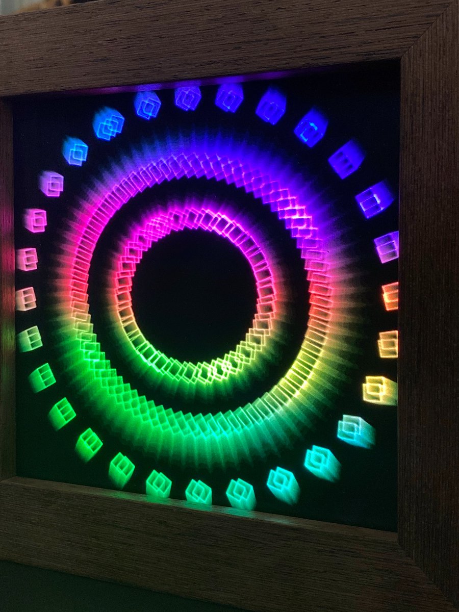 solmandalas's tweet photo. Some stills 📸😍
For those of you interested in getting one of these physical artworks, you'll be able to choose your favourite SolMandala NFT to be framed!

#NFTCommunity #NFTArtists #DigitalArt #PhysicalArt #Giveaway  #Animations #LEDdisplay https://t.co/qsOGUU9NOn