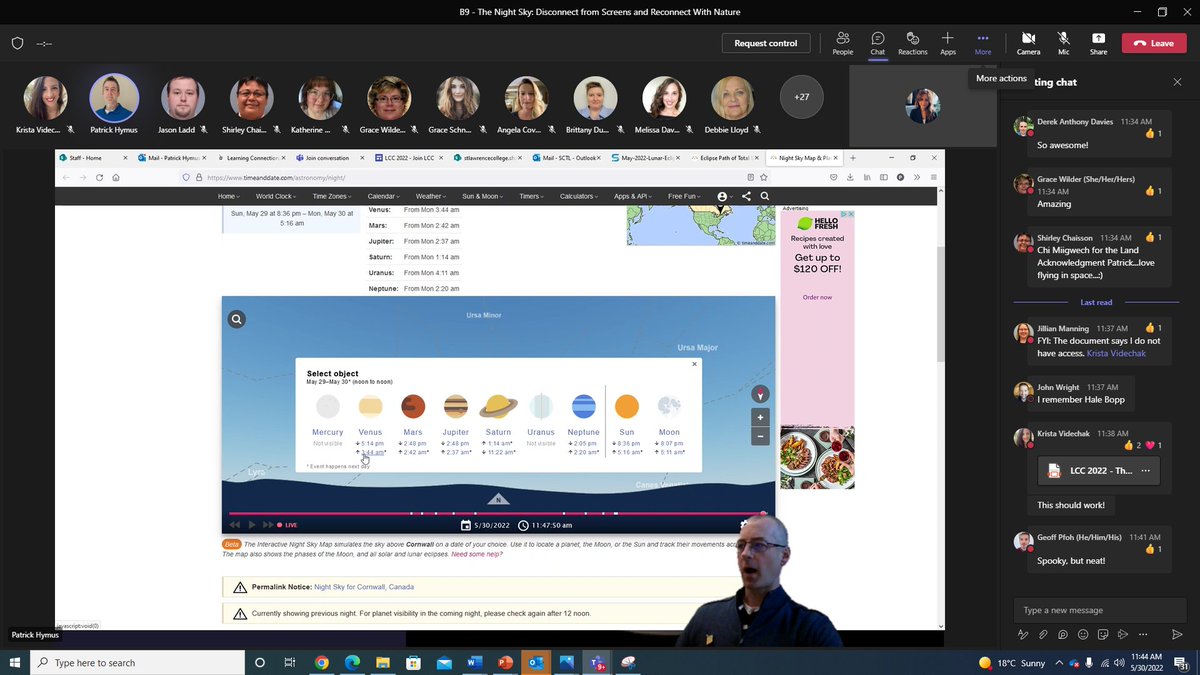 Msektateacher's tweet photo. Learned about an awesome new tool at @LearnConnectSLC from Patrick Hymus https://t.co/yHSAi8QDpT to check the status of when is the BEST TIME to see the PLANETS! #learningnewthingseveryday @whatsinsideslc https://t.co/L1JlpMXo6k