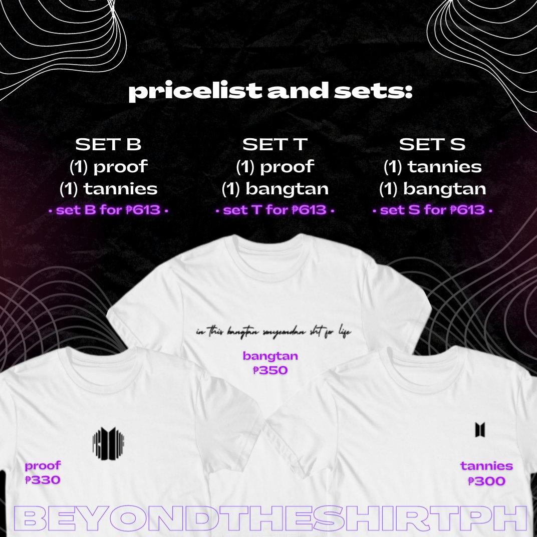 beyondtheshirt's tweet photo. Celebrate #BTS_Proof comeback and Bangtan's 9th Anniversary with our embroidered shirts! 🖤

Order here: https://t.co/44RN9BH3Lc

wts lfb bts fanmade shirt ph help rt 🙏🏻 https://t.co/X15utQBHCd