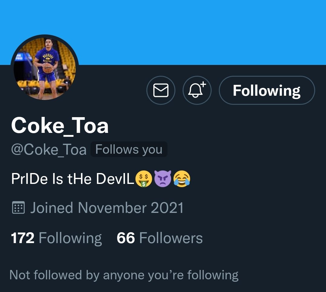 oyeoshikaeta's tweet photo. Shout Out!!!
Please Follow 👉🏾 @Coke_Toa and in thy following remember @oyeoshikaeta
He's genuinely nice to follow me because he sees my daily #hustle here on twitter and want to help. Please do the same thing for me. #IWillNotFail  #ThankYou https://t.co/s9FLLA85kg