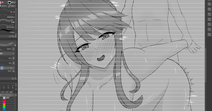 通信画面風?な感じ 