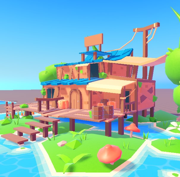 Pirate's Junk House🏴‍☠️
Likes &amp; Retweets are highly appreciated!❤️

#Roblox | #RobloxDev | #RobloxArt | #RobloxBuilder | #lowpoly | #LowPoly | #RobloxDevs | #RobloxModeler