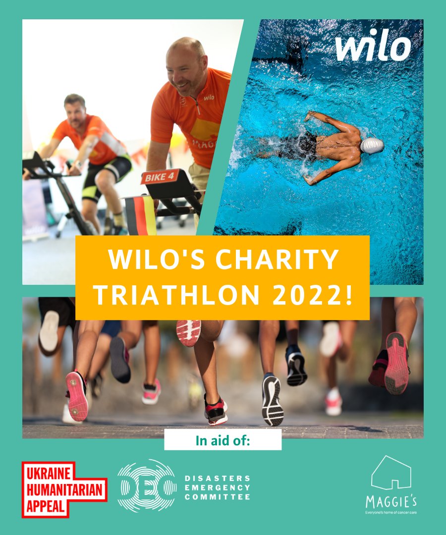 Not long now! #TeamWilo is getting prepared for this year's challenge, our charity Triathlon. 🚲 🏊‍♀️ 🏃‍♂️

All proceeds will be donated to both <a href="/MaggiesCentres/">Maggie's Centres</a> and the <a href="/decappeal/">DEC</a> Ukraine Humanitarian Appeal.

You can donate here: ow.ly/BkMt50Jl28v