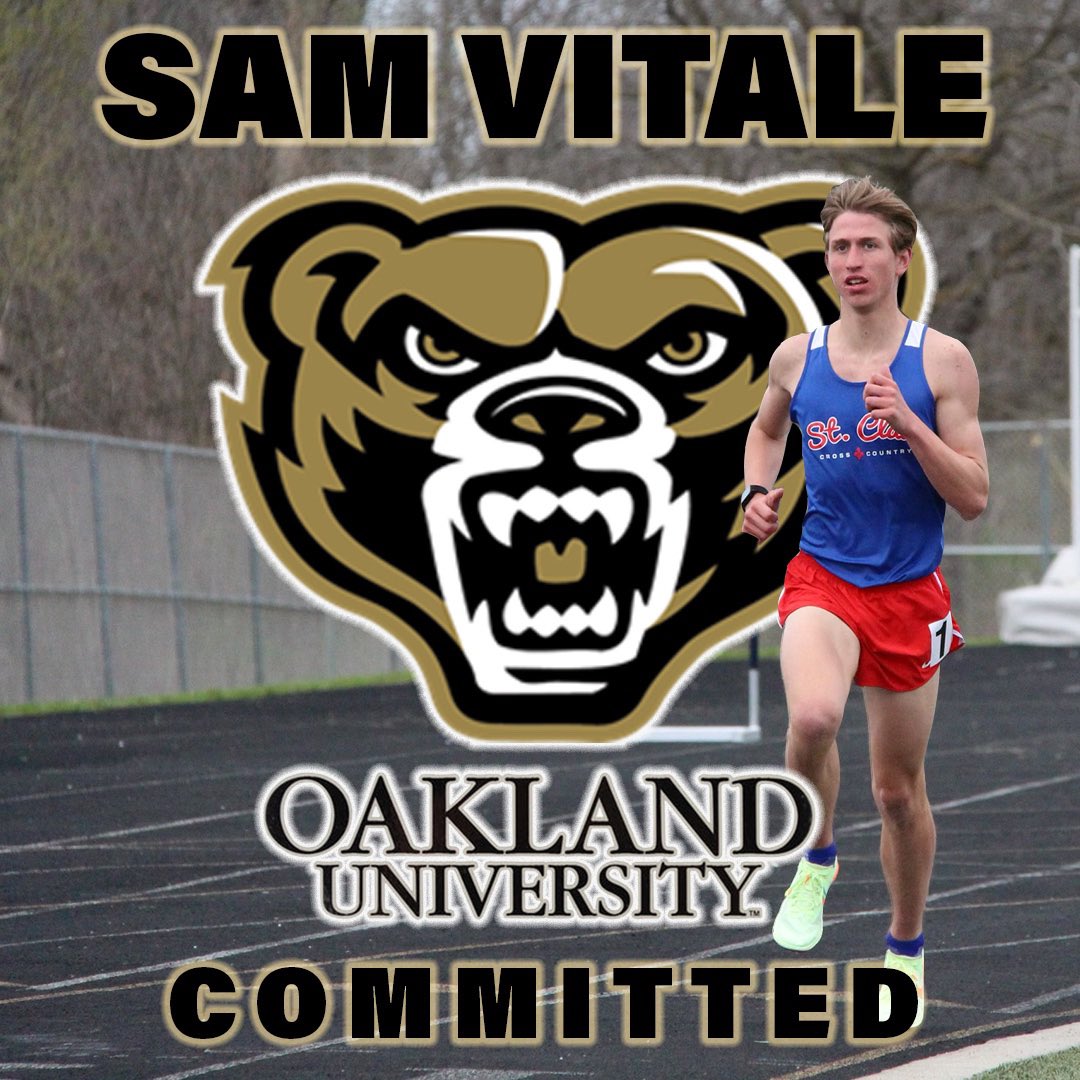 Congrats to our guy Sam Vitale on committing to <a href="/OaklandTrackXC/">Oakland Track & Field/XC</a>!

A winner in so many ways. 

8th in his class with over a 4.0 GPA

Regional championships, league championships, team state finals streak, individual all-region, all-conference &amp; more. 

A huge part of our history.