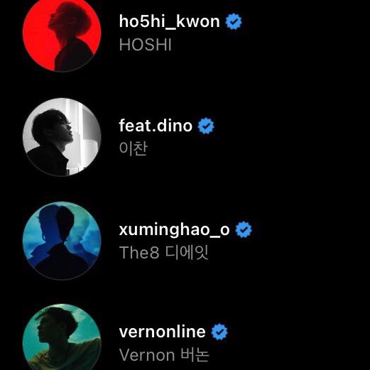 hosh1maoy's tweet photo. hoshi + dino + hao + vernon ig profiles = JUNHUI’S PROFILE 😭 https://t.co/uCFR7EiFI1