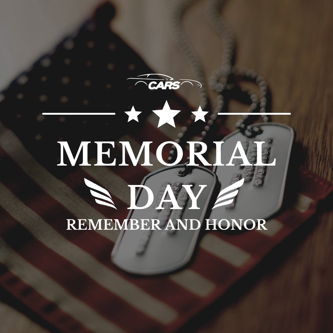 Memorial Day is a day for honoring, reflecting and remembering all who have served and sacrificed for our country and our freedom. Wishing everyone a day filled with wonderful memories and peace.

#CARSRecon #MemorialDay
#HonorOurHeroes #NeverForget
#EveryDetailMatters