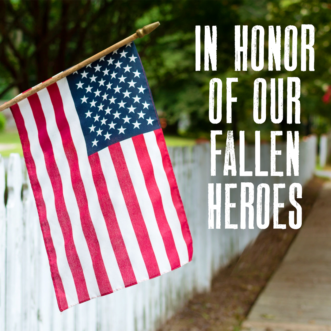 Today we remember our fallen heroes who sacrificed everything to protect our country and preserve our freedoms. #MemorialDay