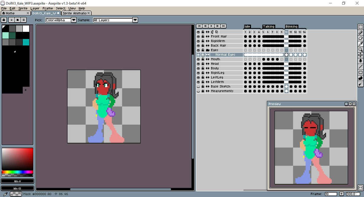IroncladVR's tweet photo. Back from the gym and ready to get to work!
Coffee and some @Chillhopdotcom giving me the start to put first rough outfit design on Kaie!

#pixelart | #indiedevs | #gamedev | #powermorning | #SparkDev | #VtuberDev https://t.co/6nyXoJLxwX