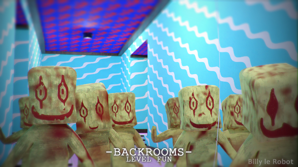 Billy le robot on X: Level Fun IT'S FUN! Ah ah! My humor is  extraordinary #backrooms  / X