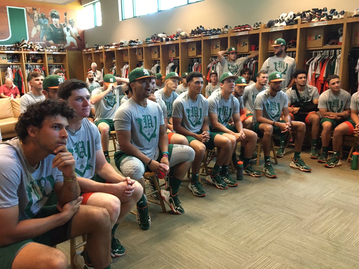 smillerdegnan's tweet photo. Congrats to @CanesBaseball, which just earned No. 6 national seed in NCAA tournament. Big news. Waiting for regional opponents. Story coming. https://t.co/cclbdq0kSU