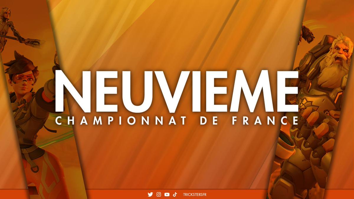 🦊L'équipe Overwatch finie 9 ème de championnat de France de la <a href="/PlayAllForOneFR/">Overwatch AllForOne France</a> , nous avons fait  un très beau parcours sur ce championnat 🦊
Les TRICKSTERS remercient ses joueurs pour l'implication et l'effort fourni 😘💪
Un grand MERCI à vous de nous avoir suivi😘