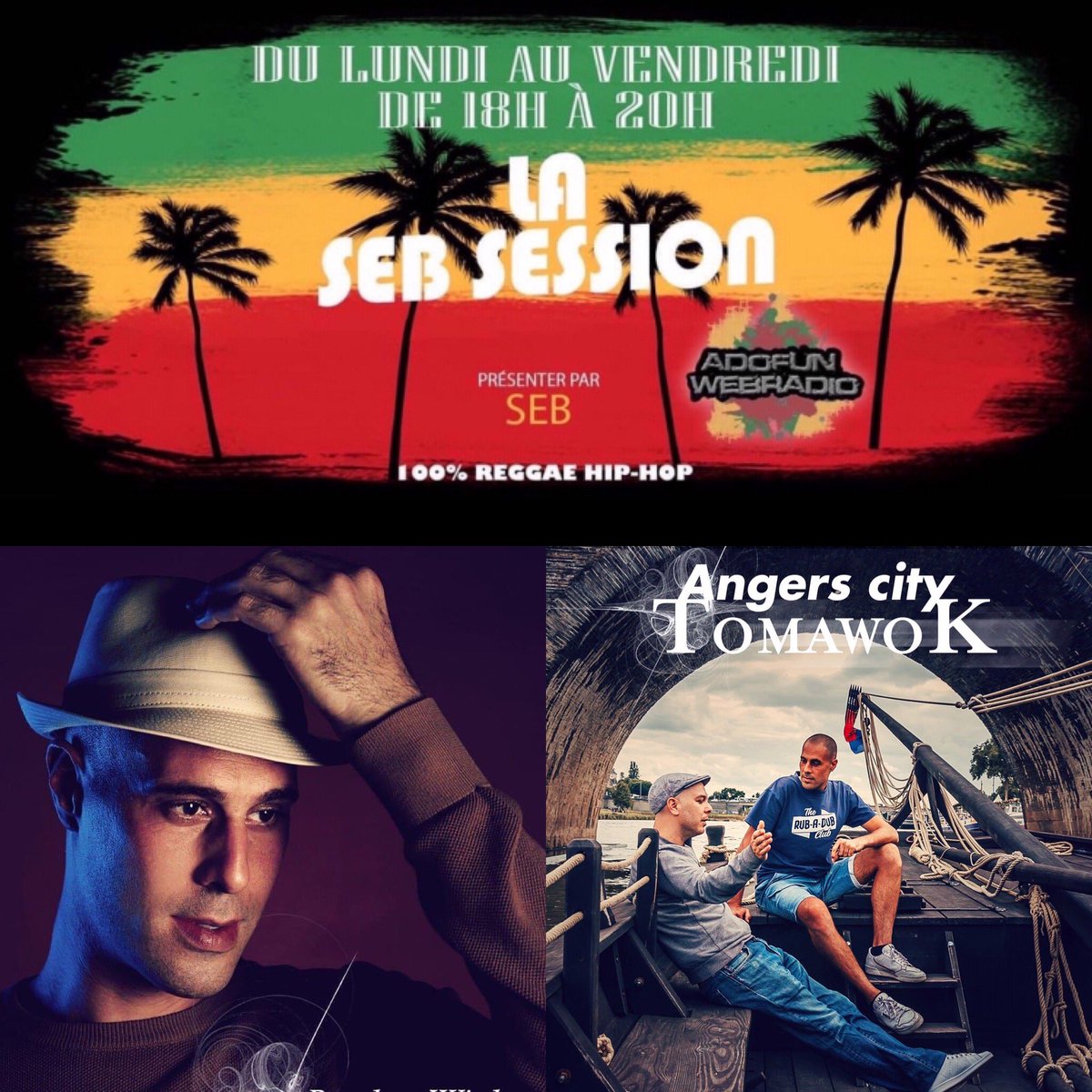 VybzFMOfficiel's tweet photo. 💚💛❤️ CE SOIR la SEB Session En direct 18h 20h sur @AdoFunOfficiel avec @originaltomawok à l’honneur toute la semaine à 19h !!  #reggae #hiphop  #sebsession #artistedelasemaine #tomawok rendez-vous sur les applications gratuites et https://t.co/PdsgyM3W76 https://t.co/jgH6C5lUVK https://t.co/1ac0TDnjQc