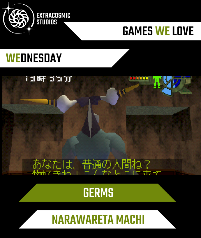 ExtracosmicS's tweet photo. The first of our weekly game reviews - #GamesWeLoveWednesday 🎉

GERMS for PS1 (1999) features an impressive and atmospheric open world city. Speak to the residents. Take the subway. Investigate UFO sightings. Find the truth. Get infected.

#ExtraCosmicStudios #retrogames #PS1 https://t.co/QoadOiyLvT