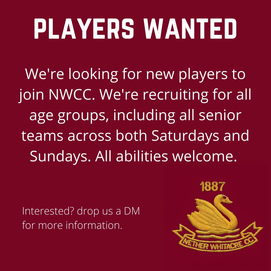 Nether Whitacre CC (@nwhitacrecc) on Twitter photo Join the Mighty Ducks! Weโre currently on the look out for new players. 
Interested? Drop us a DM. 
Full details below. ๐ฆ๐ Join the Mighty Ducks! Weโre currently on the look out for new players. 
Interested? Drop us a DM. 
Full details below. ๐ฆ๐
