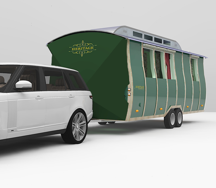 Our unique wind deflector is designed to overcome aerodynamic issues and to increase speed and stability whilst touring.

All deflectors are colour matched to the body work. 

#heritagecaravans #caravans #touringcaravans #UKmfg