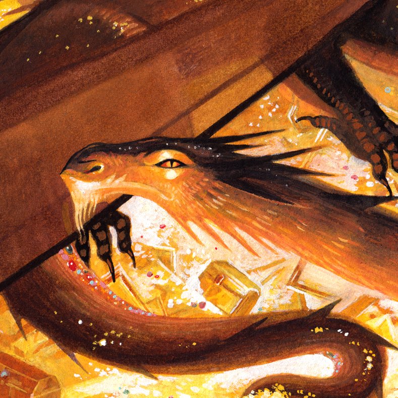 「Smaug and his hoard 💍 」|Serena Malyon 🌞🌛のイラスト
