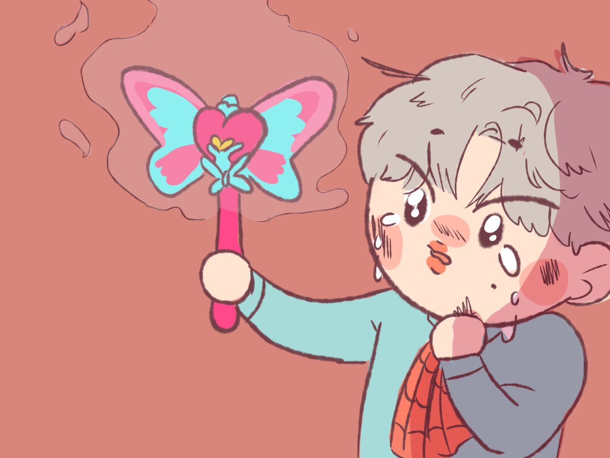 「Spiderminki got his new power 
.
#ateez 」|Badrina // 🐧🎤のイラスト