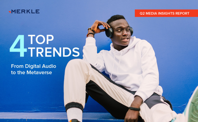 What are the top media topics in Q2? <a href="/Merkle/">Merkle</a>’s Media Insights Report dives into audio, personalization, influencers, and the #metaverse. Download now: bit.ly/3t2ctYw
