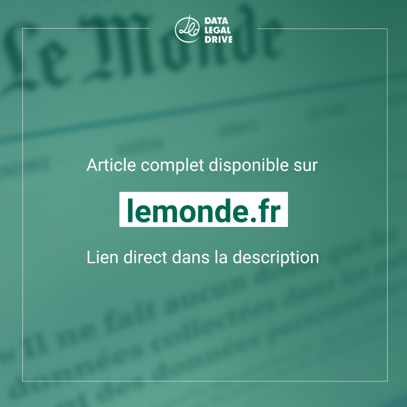 DataLegalDrive's tweet photo. 📰 @DataLegalDrive parle de Métavers dans @lemondefr ! 📰

💡 Ola Mohty, experte RGPD chez Data Legal Drive, traite de cette thématique à travers une tribune.

#Tribune #Lemonde #personalData #data #métavers #metaverse #consent #compliance #conformité #RGPD #GDPR  #mondevirtuel