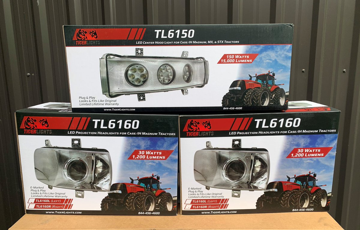RedEdgeAG's tweet image. LED HEADLIGHT KIT FOR SALE - $1347.30 

Fits Case/IH Magnum, MX, Quadtrac Tractor, Rowtrac Tractor, Steiger Tractor, and Patriot Sprayers 

Call, Text or Email for pricing and info on other LED Lights you may need for your equipment!  
(705) 279-5488 or info@rededgeag.ca 
#ontag