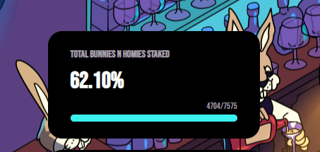bnhclub's tweet photo. 62.10% of supply staked 📈

Slowly but surely our supply is getting locked up, earning those sweet, sweet $VIBEZ 🥕

Let's see your favorite staked Bun below! 👇 https://t.co/9hqv86bqnp