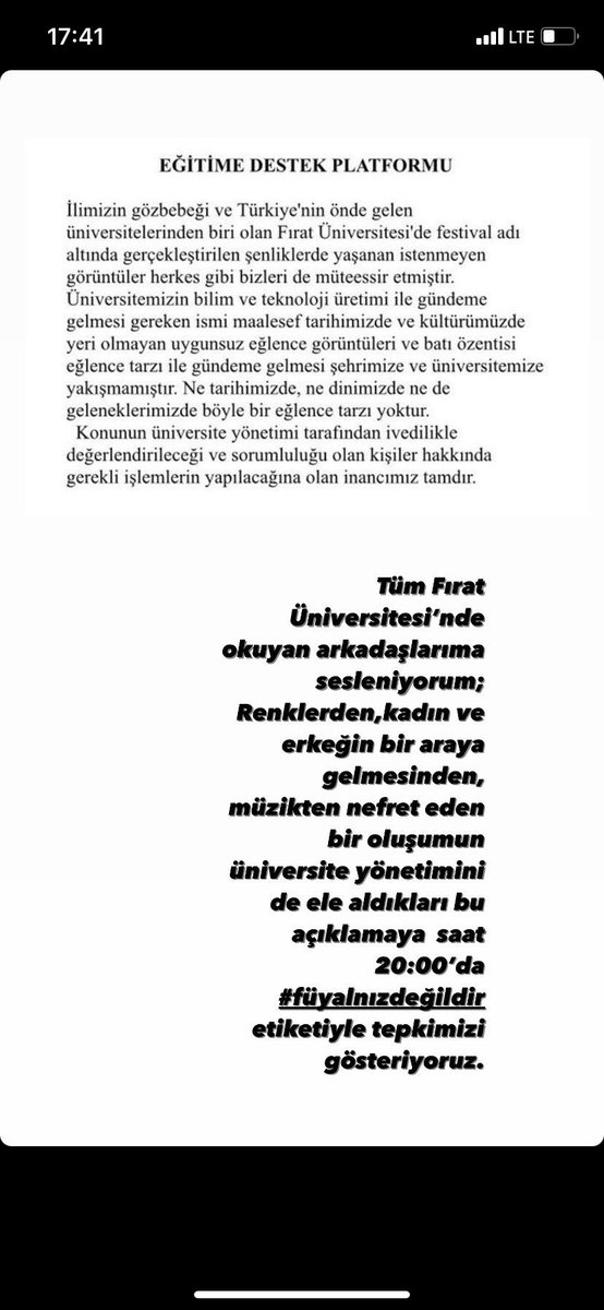 DJONURYILDIZ's tweet image. Konserler yasaklanıyor…
Festivaller yasaklanıyor…
Yoga yapmak yasaklanıyor…
Müzik çalmak yasaklanıyor….
Color Fest yasak 
Kendileri gibi olanlar tamam 
Mutlu musunuz?
#SONDAKİKA
#djonuryildiz #colorfest
@firatresmihesap @DJONURYILDIZ