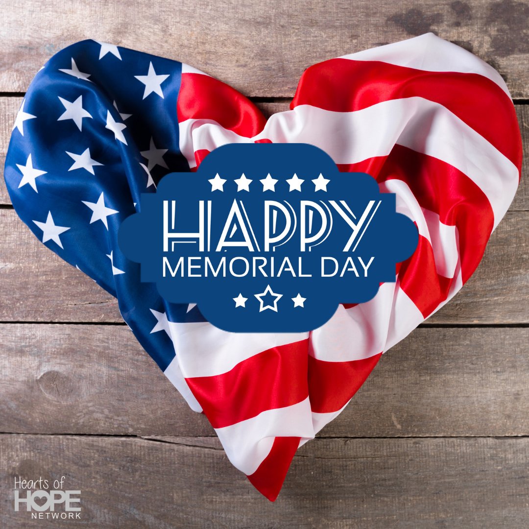 Wishing everyone a Happy Memorial Day!
Today we remember those who fought bravely for our freedoms.

“Those who have long enjoyed such privileges as we enjoy forget in time that men have died to win them.”- Franklin D. Roosevelt

#Spreadhope #memorialday #memorialday2022
