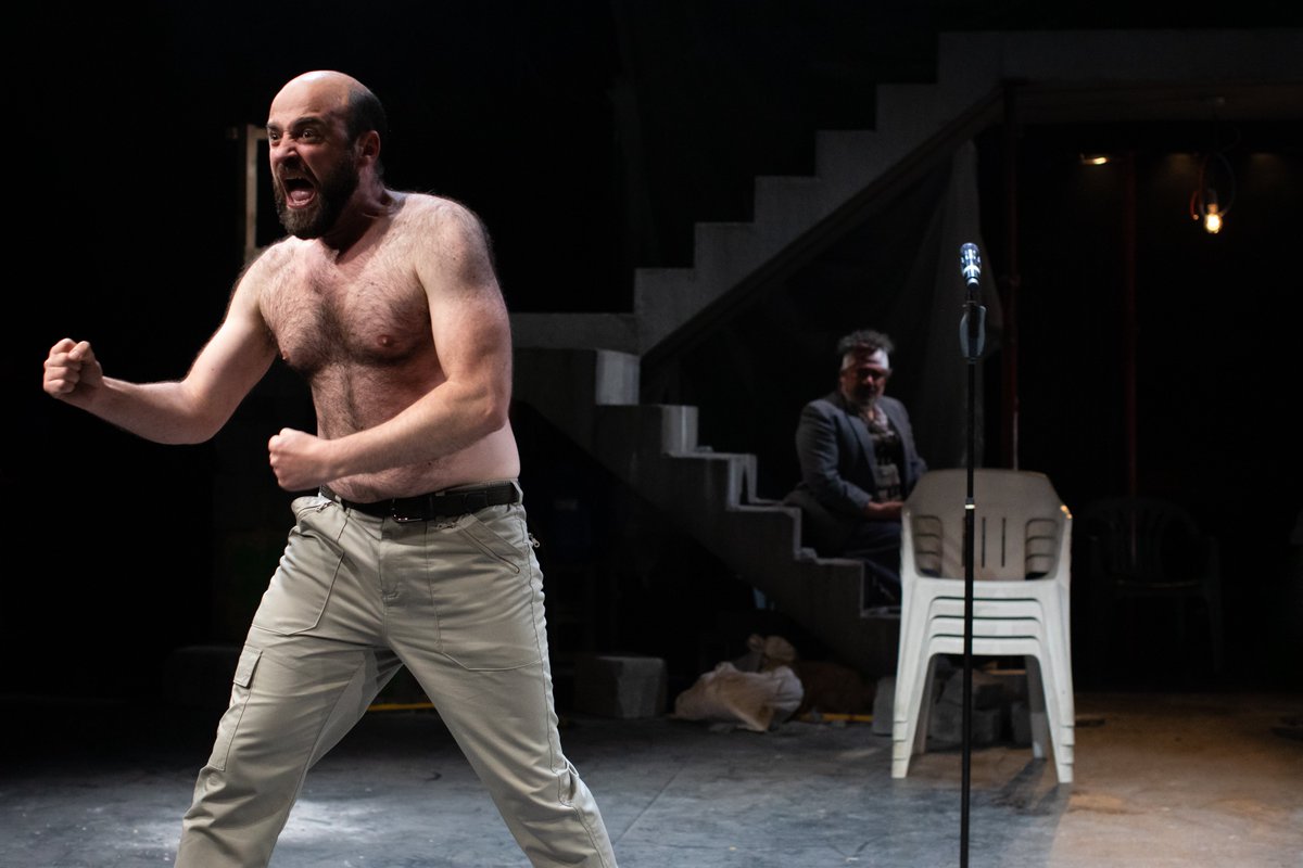 royalcourt's tweet photo. ★★★★★ The Guardian
★★★★★ Broadway World
★★★★ The i
★★★★ The Telegraph
★★★★ WhatsOnStage
The reviews are in for Sami Ibrahim's #twoPalestiniansgodogging.
Playing until 1 Jun.
Jerwood Theatre Upstairs.
More info: https://t.co/r8z6SKLhLq
📷: Ali Wright https://t.co/U9zEvF7im3