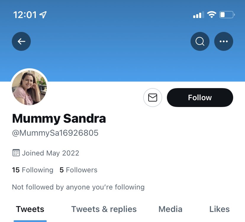 ScamAnnihilator's tweet photo. @MummySa16926805 is a rather small account with about only 5 followers, but she appears to be another one of those accounts trying to get their start in scamming innocent and financially struggling people. Watch out for her!
#RUB 
—
#MummySa16926805 #ScamAlert #Scam #Scammer #RT https://t.co/19nIbUgmxC