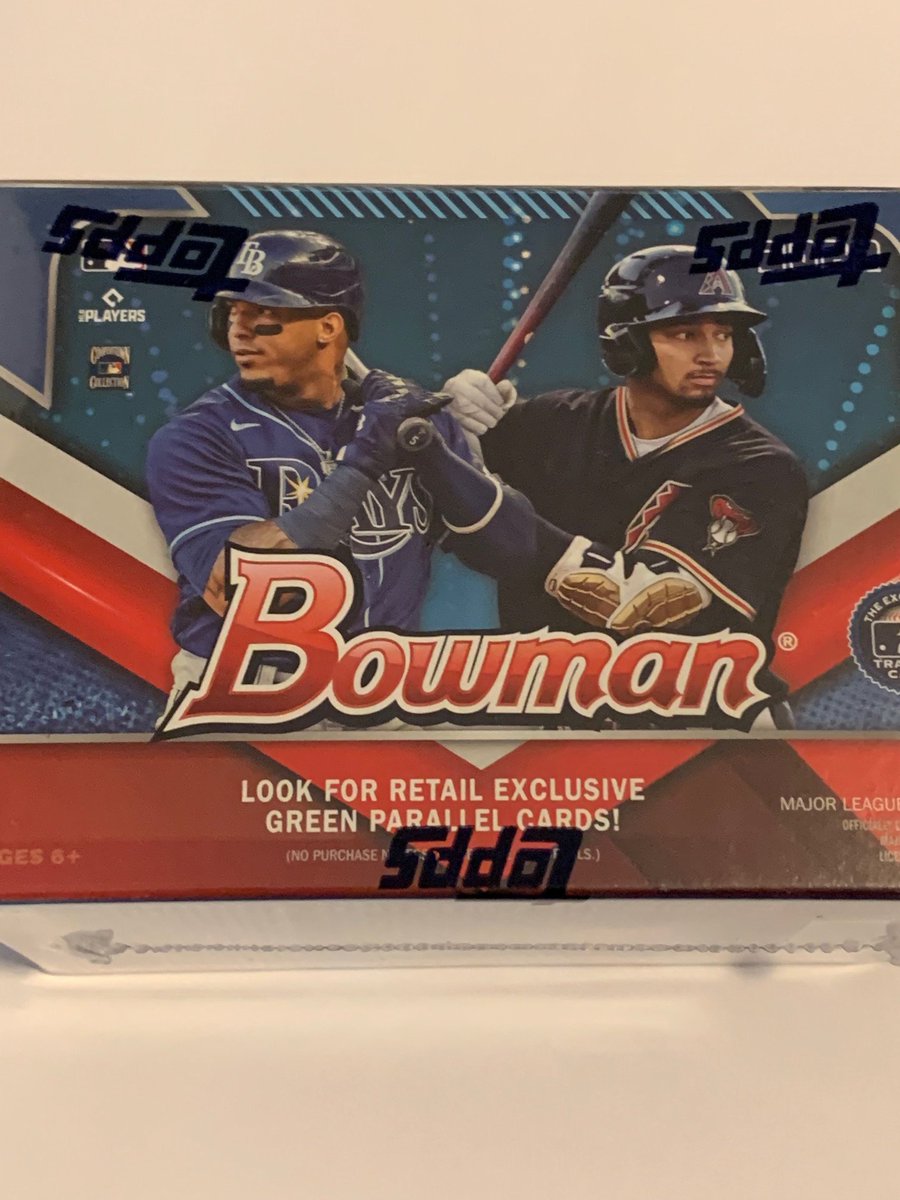 CardPurchaser's tweet photo. Who wants a free 2022 Bowman baseball blaster box? 

- Follow @CardPurchaser 
- Retweet this tweet

Winner drawn from retweets Tuesday night at 9pm Central! https://t.co/31uzOoO5WK