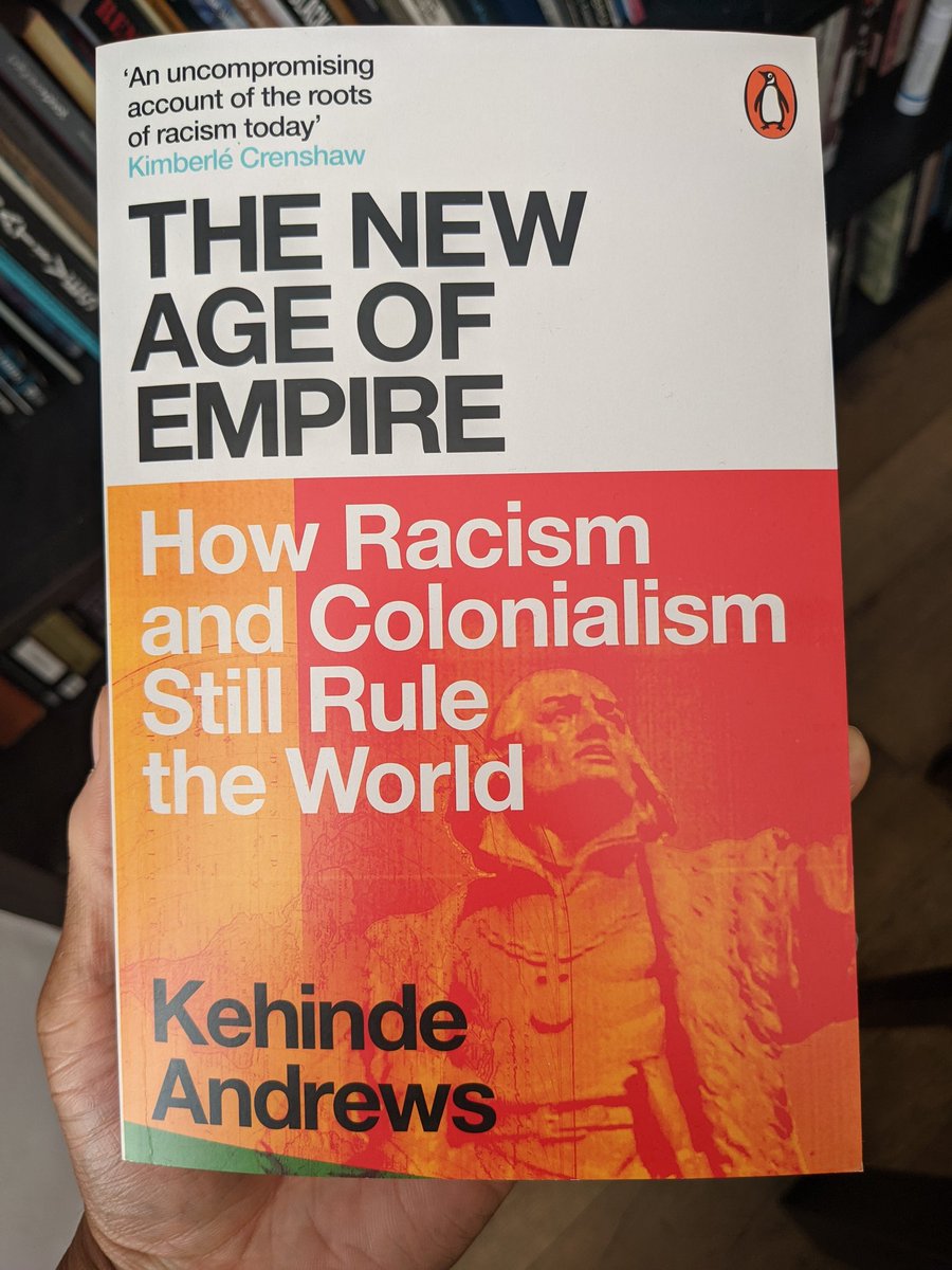 kehinde_andrews's tweet photo. Paperback of #TheNewAgeOfEmpire drops June 2 📖 I'll be signing copies on June 8 at #BlackStudiesBCU in conversation with @SholaMos1. Free tickets at https://t.co/b4GDqK7O7j https://t.co/7xAiz7rSZJ