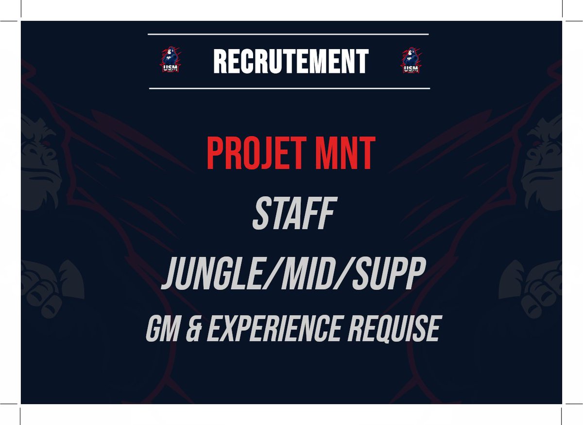 USM eSport 🇫🇷 tweet media