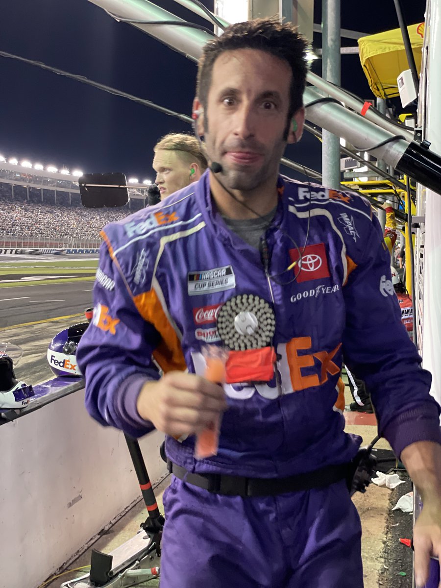 The <a href="/hicks37/">michael hicks</a> post pit stop snack of choice.